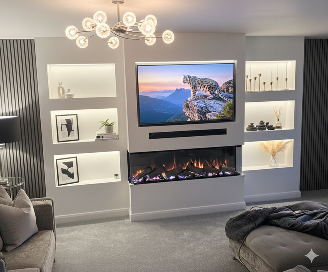 Compact Media Wall Ideas for Wigan Flats & Apartments